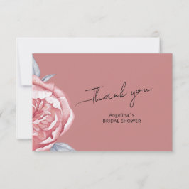 Cartão de agradecimento apartamento Chá de Noiva