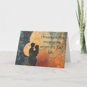 Cartão De Agradecimento Apenas a nossa carta de momentos