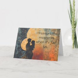 Cartão De Agradecimento Apenas a nossa carta de momentos