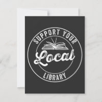 apoie sua biblioteca local Square Sticker T-Shirt