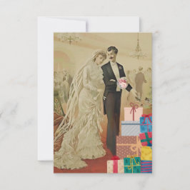 Cartão De Agradecimento Após o Chá de casamento