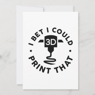 Cartão De Agradecimento Aposto Que Posso Impressão