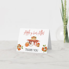 Cartão De Agradecimento Apple-y Depois! Chá de panela