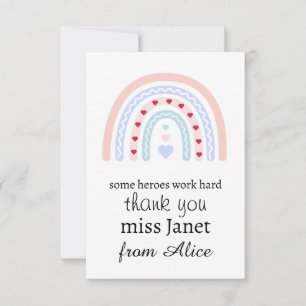 Cartão De Agradecimento Apreciação ao Professor - Melhor Presente de Profe