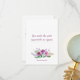Cartão De Agradecimento Apreciação da história do professor de aquarela fl