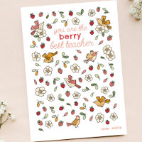 Apreciação de Professores de Morangos e Aves