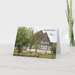 Cartão De Agradecimento Apreciação - para Pastor