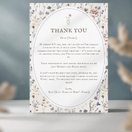 Cartão de Agradecimento Aquarela para Chá de Bebê,