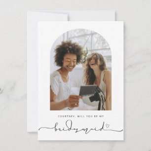 Cartão De Agradecimento Arch Frame Você será minha carta de proposta da Br