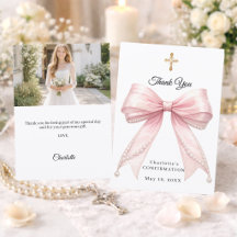 Arco de confirmação pérolas rosa foto menina