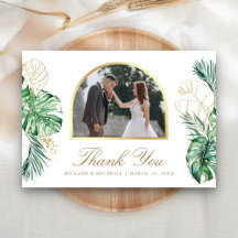 Arco de Palmeira Tropical Gold Foto Casamento