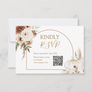 Cartão De Agradecimento Arco Floral Russo Da Bomba Cai No Amor Rsvp