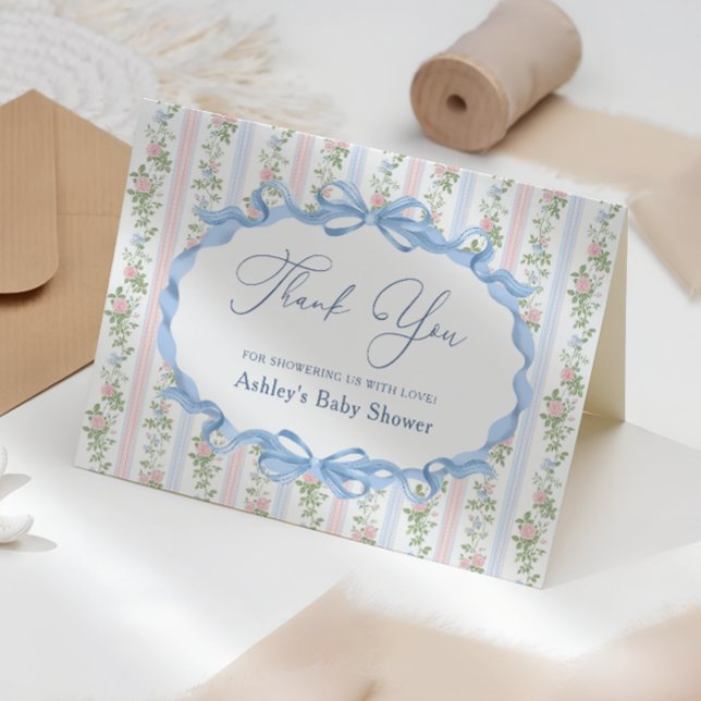 Cartão De Agradecimento Arco Floral Vintage - Obrigado (Criador carregado)