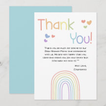 Arco-Íris Colorido Bonito com Chá de fraldas de Co