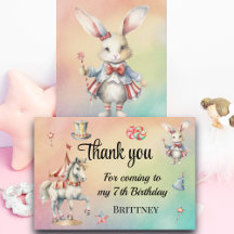 Arco-Íris Pastel com Animais 7 Aniversário