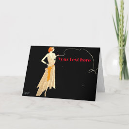 Cartão De Agradecimento Art Deco Russell Patterson