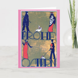 Cartão De Agradecimento Art Nouveau