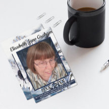 Arte de Girassol Azul e Branco com Foto e Citação