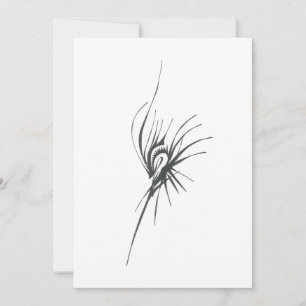 Cartão De Agradecimento Arte de Tatuagem Tribal Abstrato Preto Branco Proe