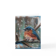 Arte do Winter Bluebird