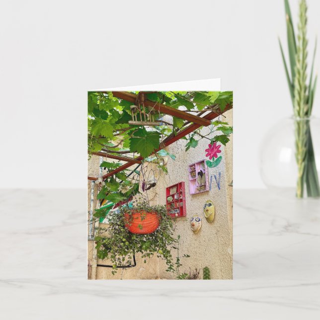 Cartão De Agradecimento Arte doméstica palestiniana (Frente)