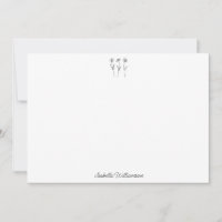 Arte Floral Minimalista Personalizada Simples