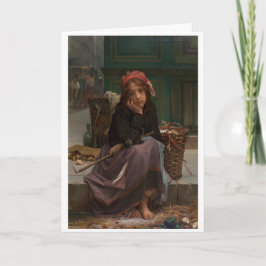 Cartão De Agradecimento Arte Francesa Vintage