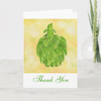 Artichoke, obrigado notecard