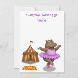 Cartão De Agradecimento Artista de circo Helene