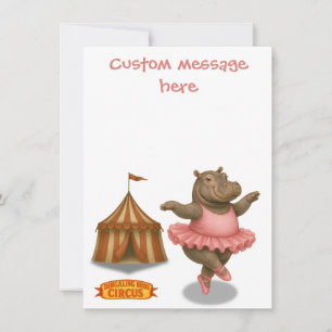 Cartão De Agradecimento artista de circo Helene