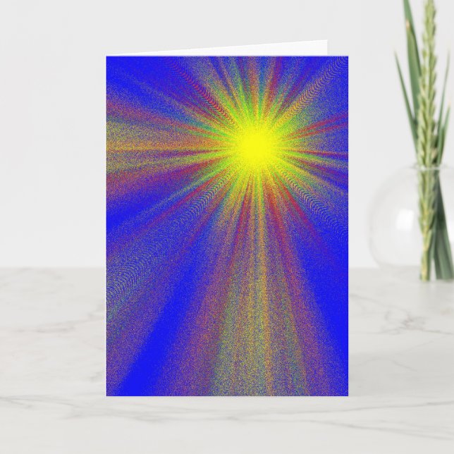 Cartão De Agradecimento Artista do Autismo Candy Waters (Frente)