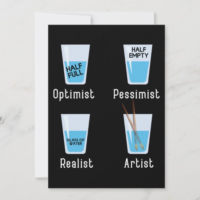 Cartão De Agradecimento Artista Fala Artistas Engraçados Professores De Ar (Frente)