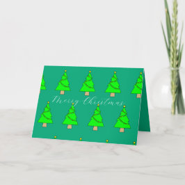 Cartão De Agradecimento Árvore de Natal