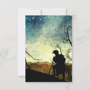 Cartão De Agradecimento “As Estrelas que a Natureza Pendurou” de Arthur Ra