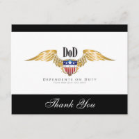 Asas DOD (dependentes de serviço) Personalizam