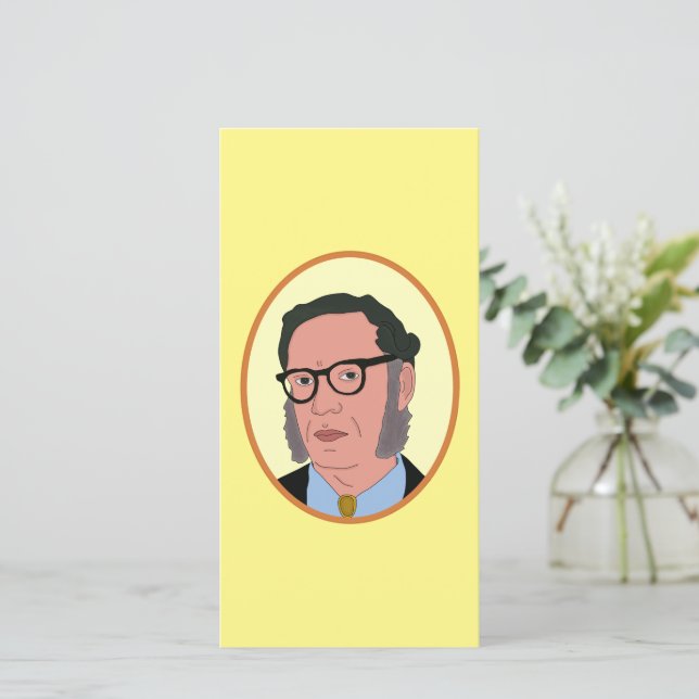 Cartão De Agradecimento Asimov (Em pé/Frente)