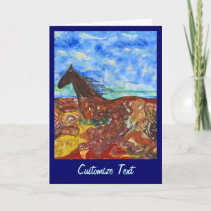 Cartão De Agradecimento Através do Prado