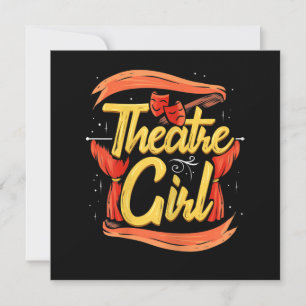 Cartão De Agradecimento Atrizes Musical De Atriz Da Broadway