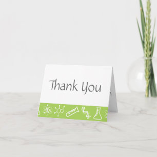 Cartão De Agradecimento Attractive Forces in Peridot Thank You Card