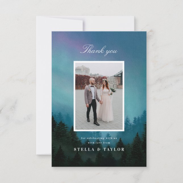 Cartão De Agradecimento Aurora Obrigado (Frente)