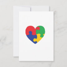 Autismo Quebra-cabeça Heart