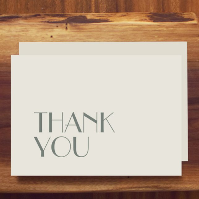 Cartão De Agradecimento Autumn Boho Deco | Cream Wedding Flat (Criador carregado)