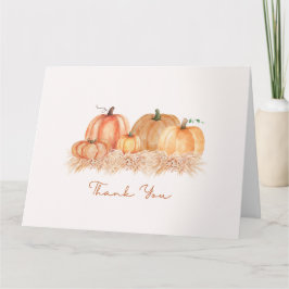 Cartão De Agradecimento Autumn Pampas Grass Thank You Card | Neutral Boho