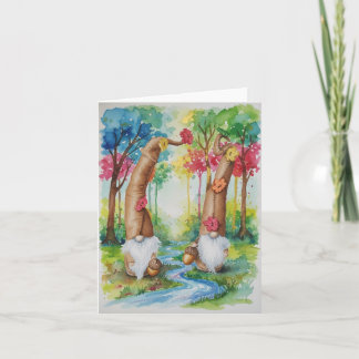 Cartão De Agradecimento Autumn walk