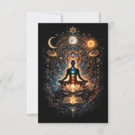 Cartão De Agradecimento Awakening the Inner Cosmos