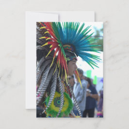 Cartão De Agradecimento Aztec Dancer