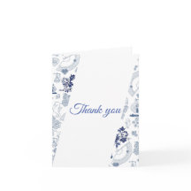 Azul Romântico Antigo Dobrado