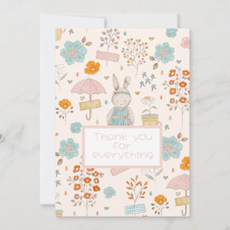 Cartão De Agradecimento Baby Cino