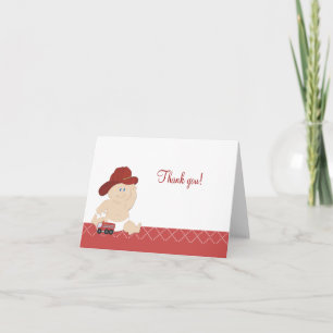 Cartão De Agradecimento BABY FIRE FIGHTER Folded Thank you notes