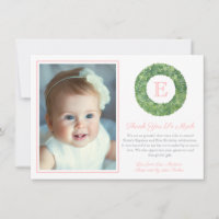 Baby Girl Baptism Birthday Chic Boxwood